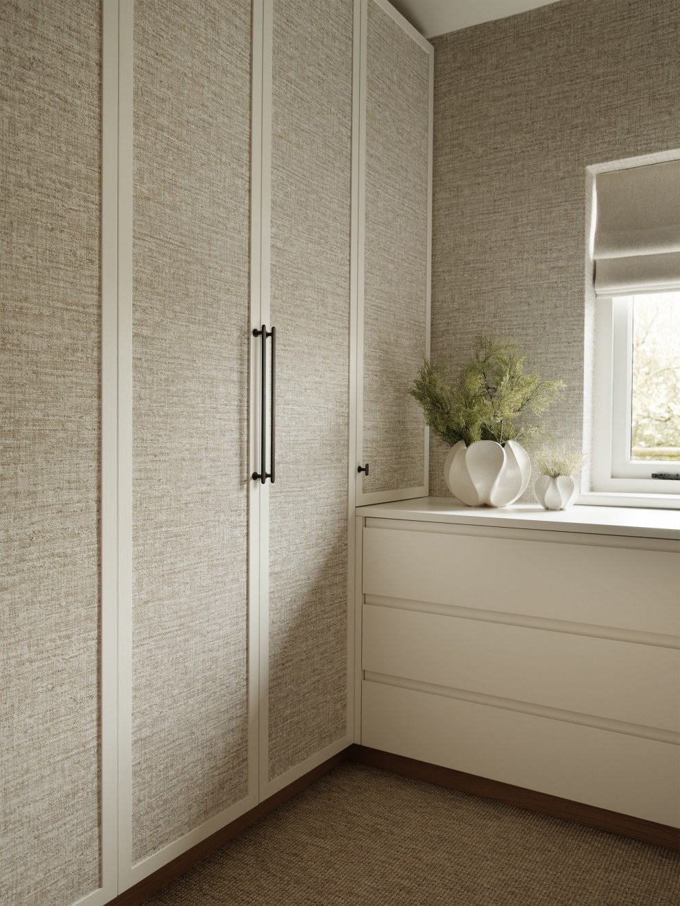 Oxfordshire Barn Renovation | Master Bedroom Suite - Dressing Room 1 | Interior Designers